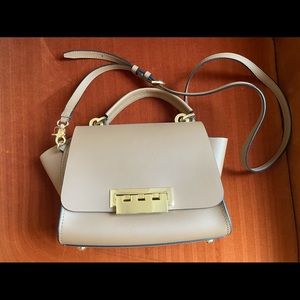 Zac Posen Nude Crossbody Satchel Bag